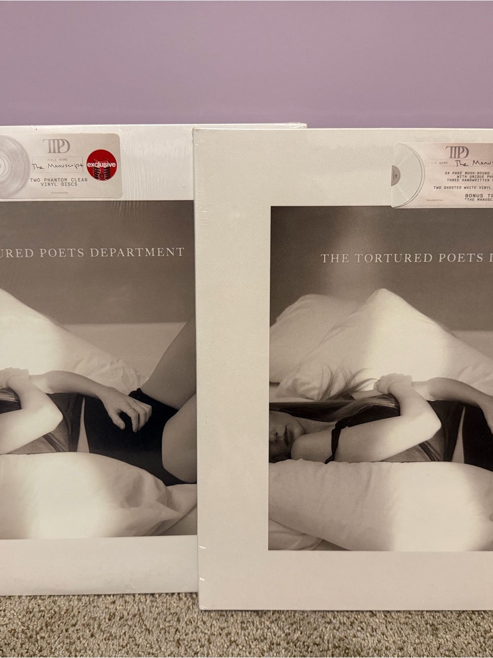 The Tortured Poets Department Vinyl BOTH VARIANTS-  SEALED.